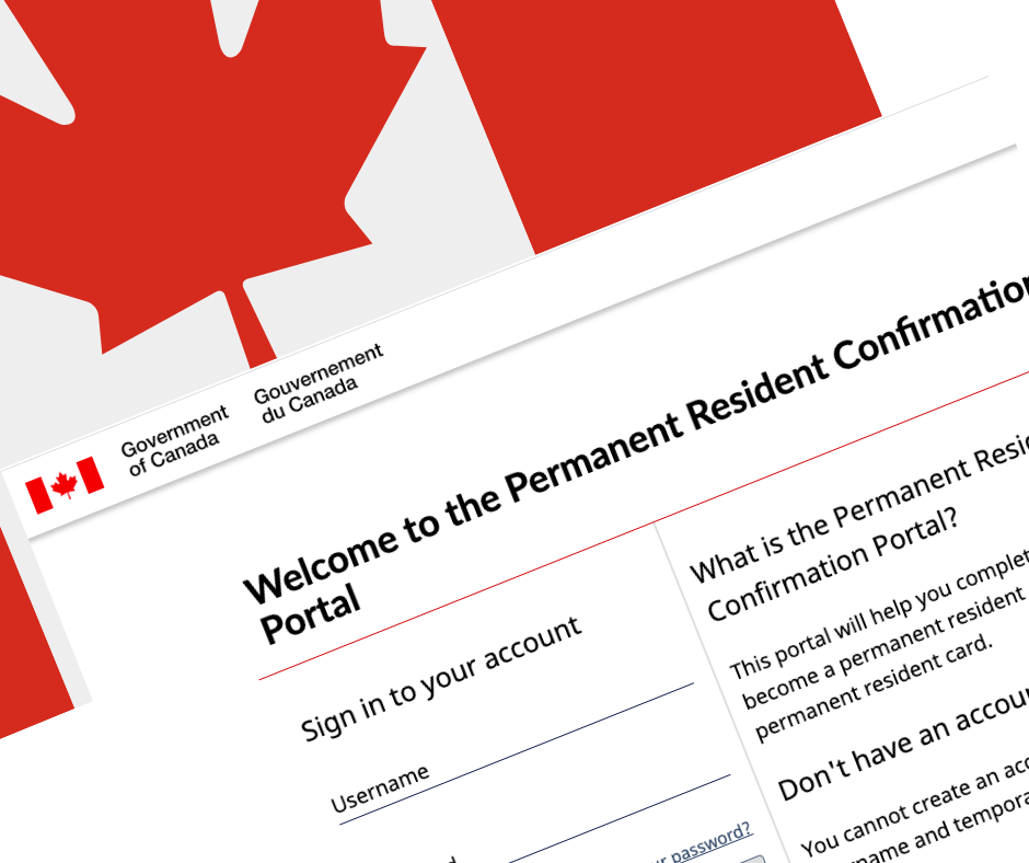 Permanent Resident Confirmation Portal Virtual Landing Canada For Newbies